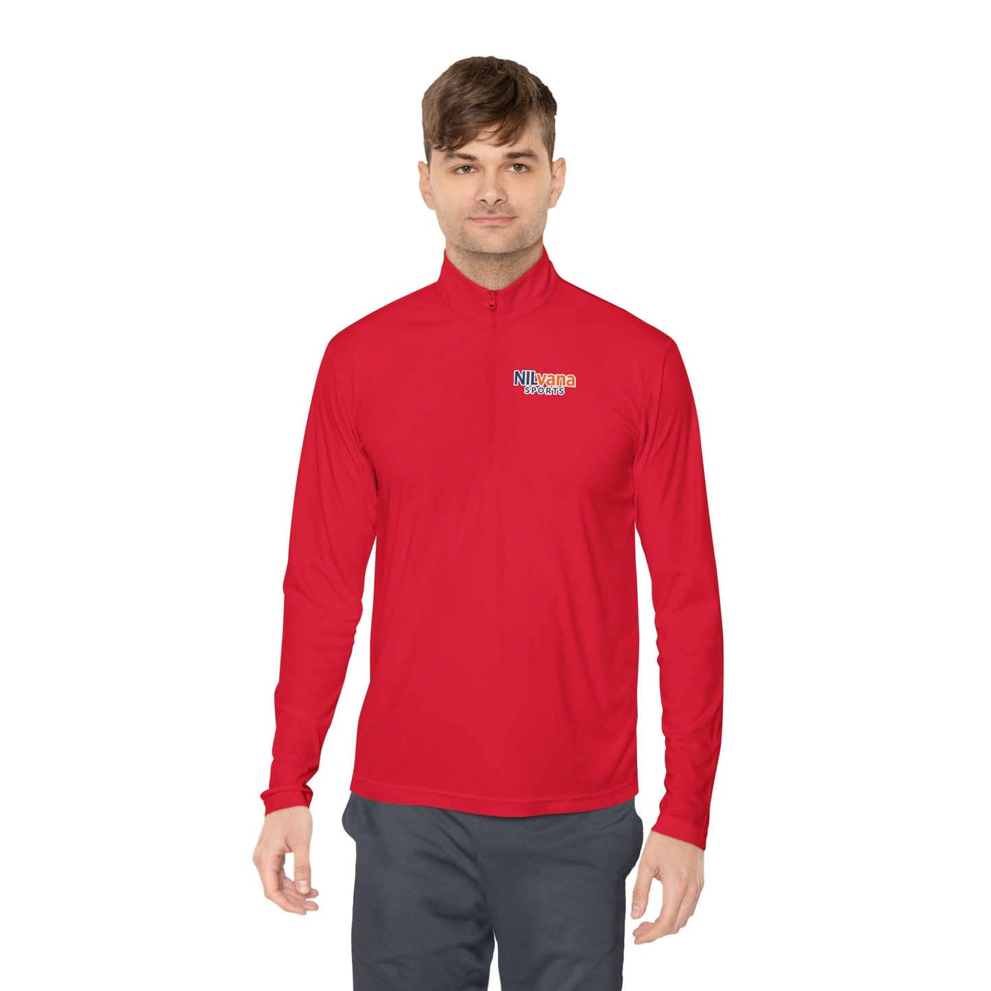 Quarter-Zip Pullover — NILvana Sports Logo Chest