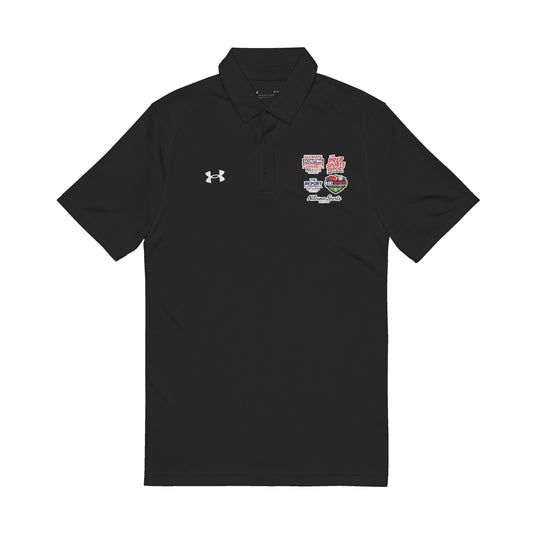 Embroidered Floral Crest Polo — Under Armour Men’s Performance Golf Shirt