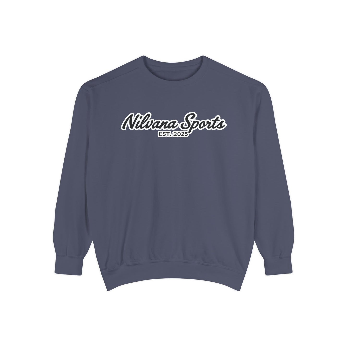 Sports Logo Crewneck Sweatshirt — Nilvana Sports Prep & 8-Bit Sports Report