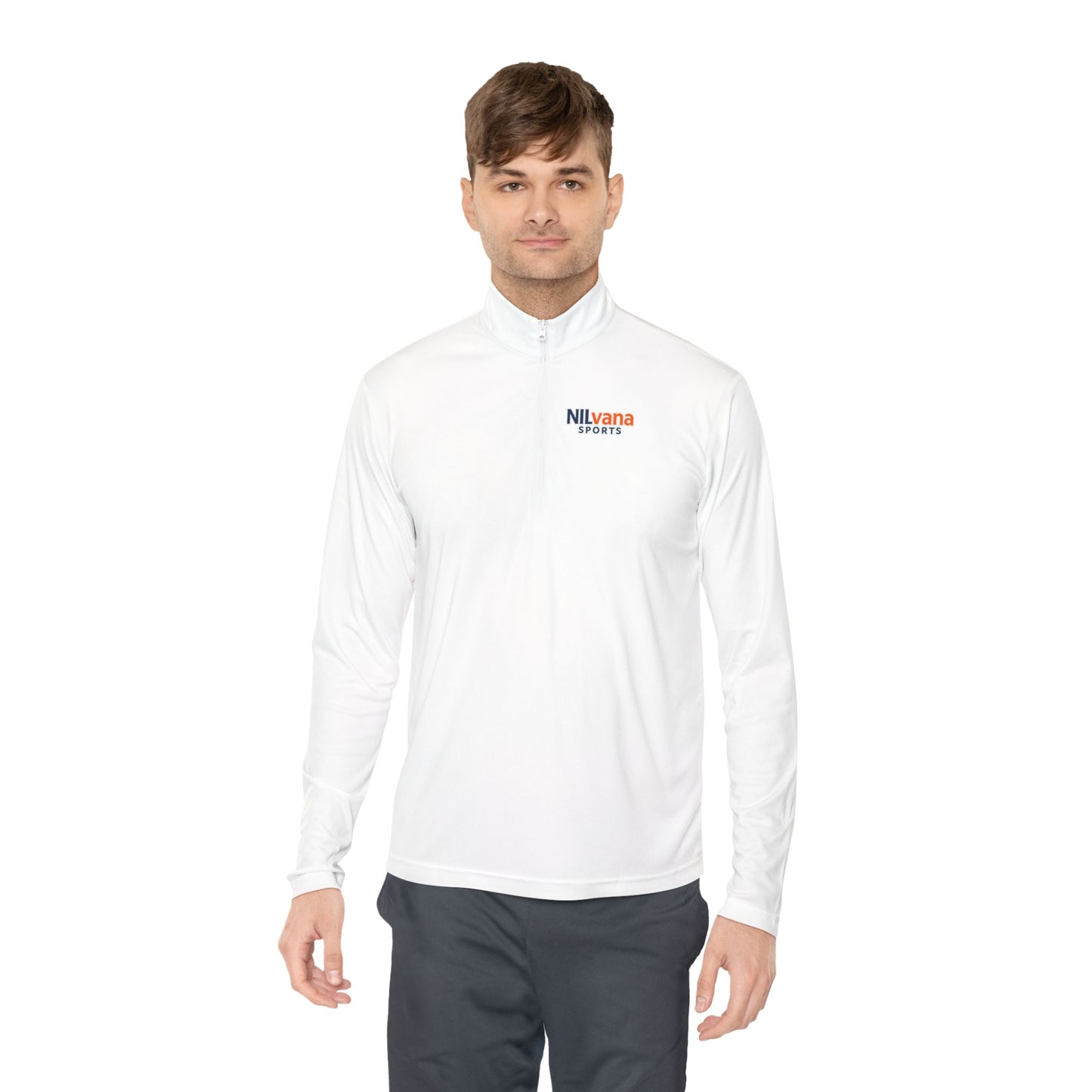 Quarter-Zip Pullover — NILvana Sports Logo Chest