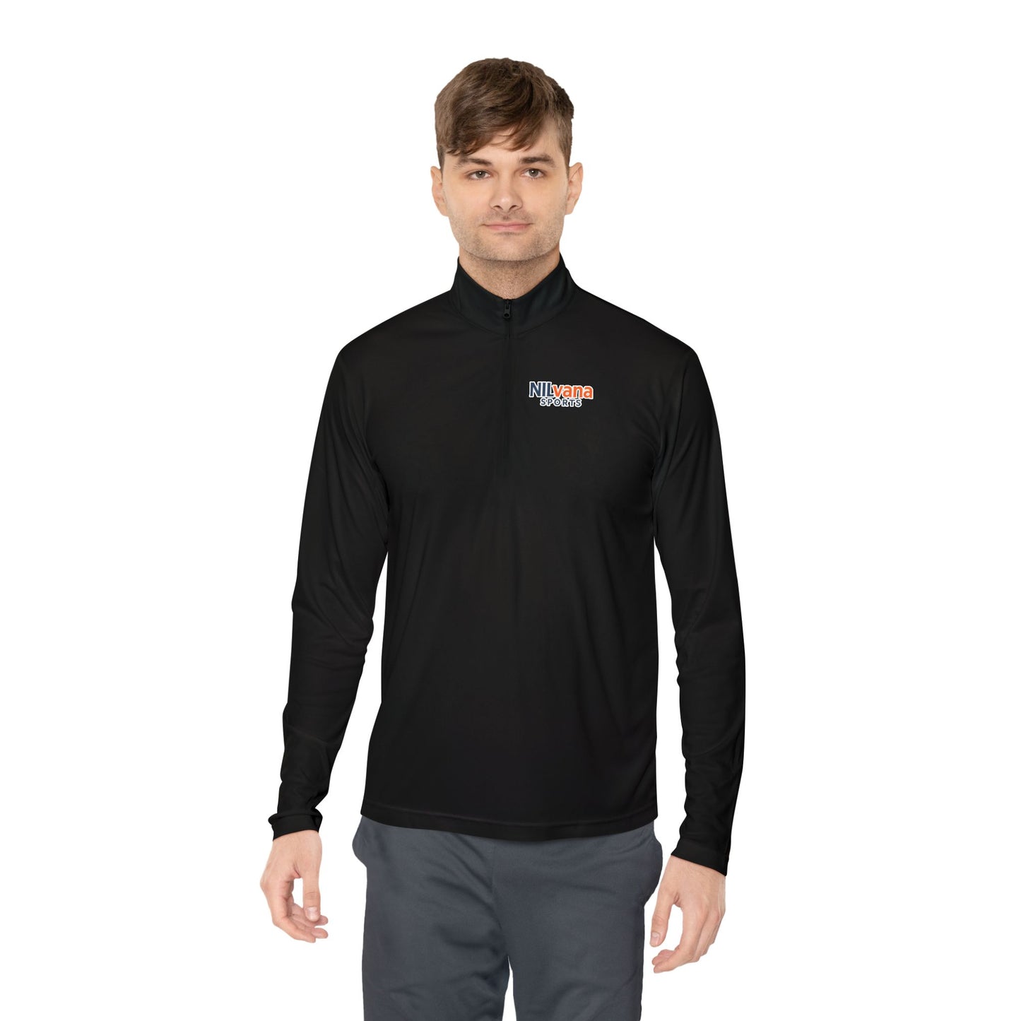 Quarter-Zip Pullover — NILvana Sports Logo Chest