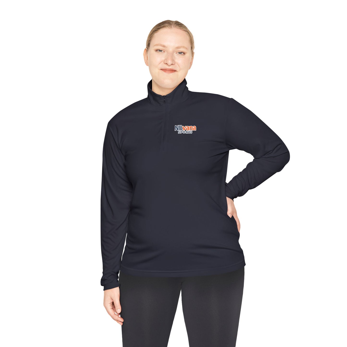Quarter-Zip Pullover — NILvana Sports Logo Chest