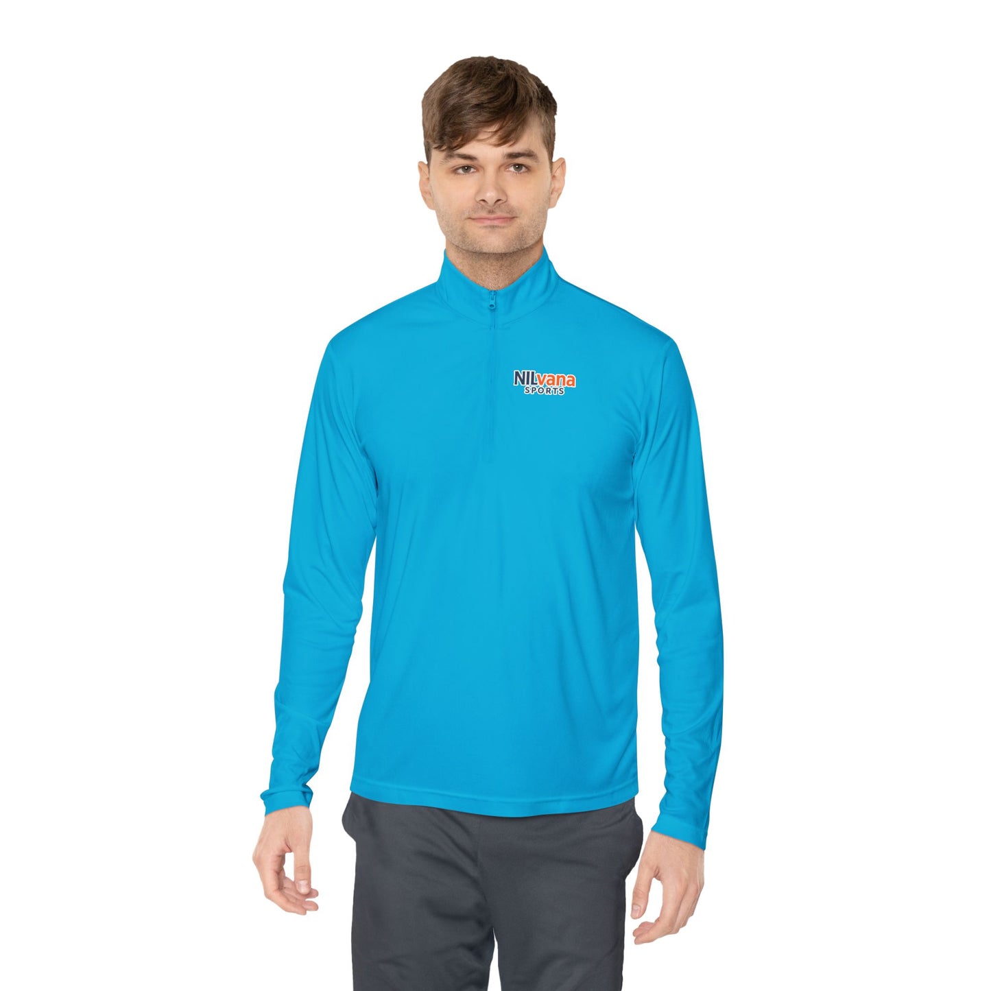 Quarter-Zip Pullover — NILvana Sports Logo Chest