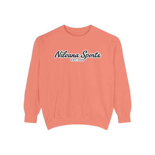Sports Logo Crewneck Sweatshirt — Nilvana Sports Prep & 8-Bit Sports Report