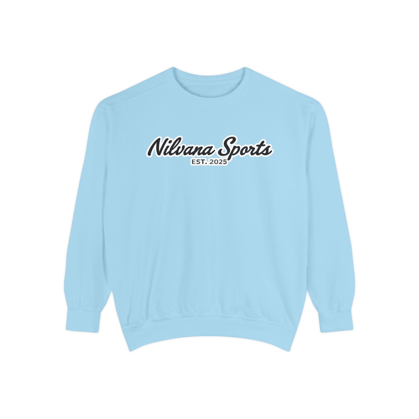 Sports Logo Crewneck Sweatshirt — Nilvana Sports Prep & 8-Bit Sports Report