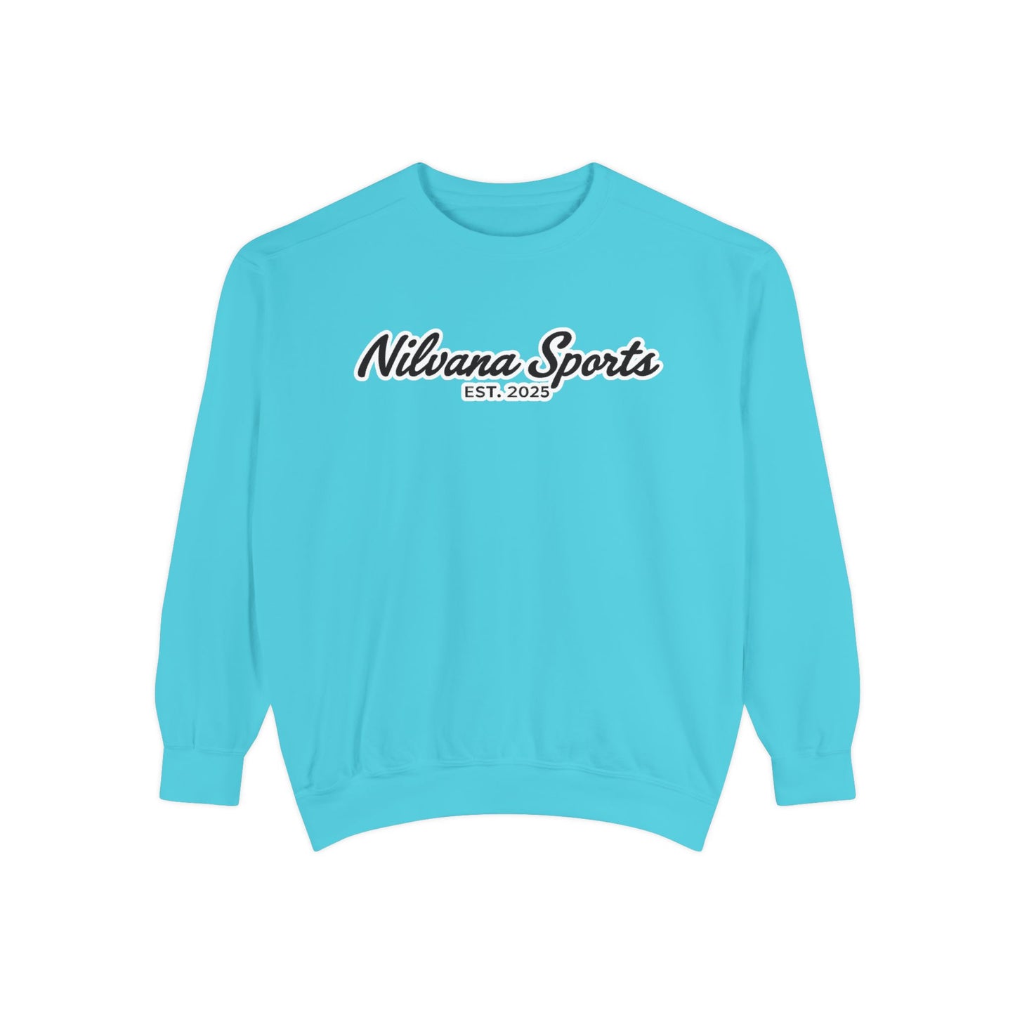 Sports Logo Crewneck Sweatshirt — Nilvana Sports Prep & 8-Bit Sports Report