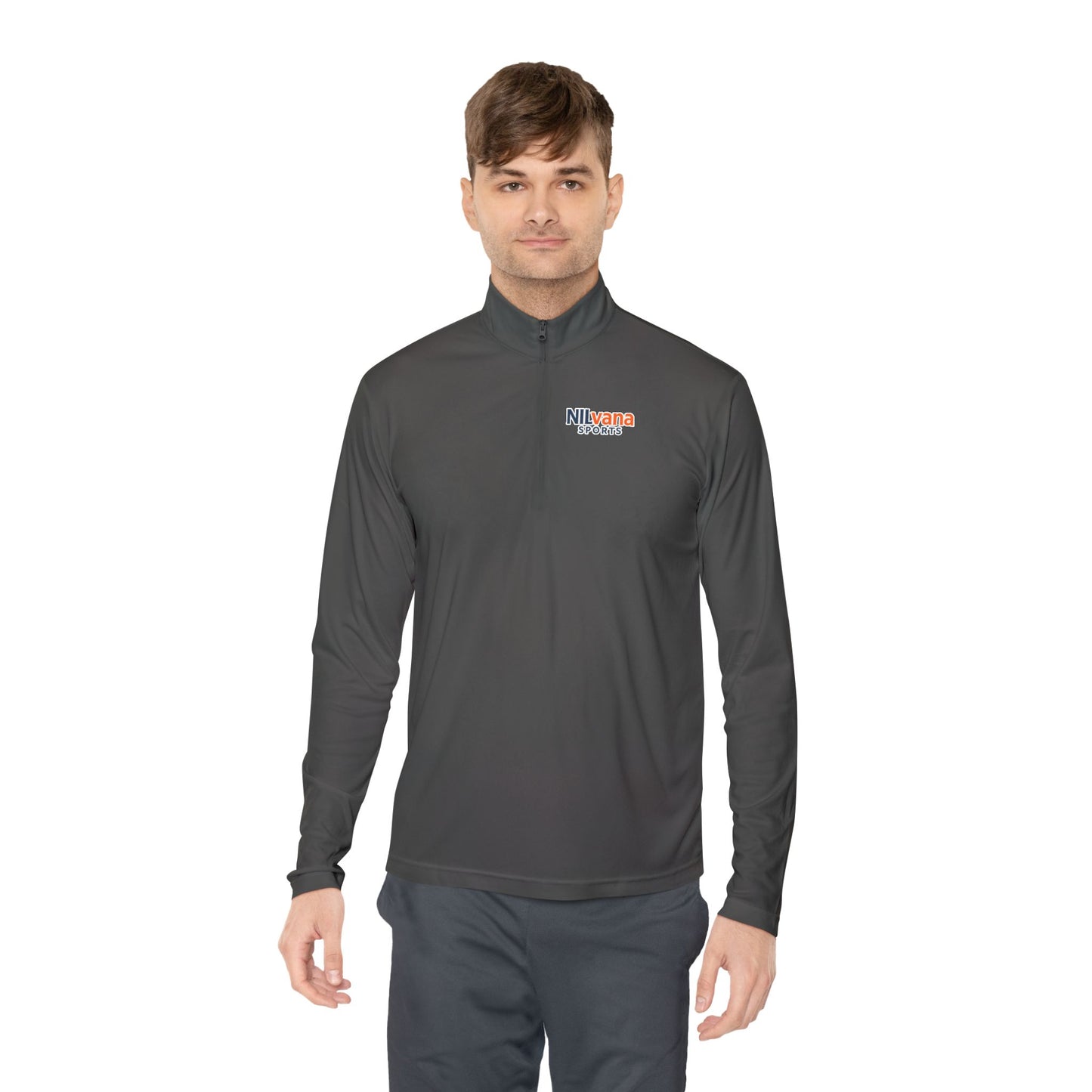 Quarter-Zip Pullover — NILvana Sports Logo Chest