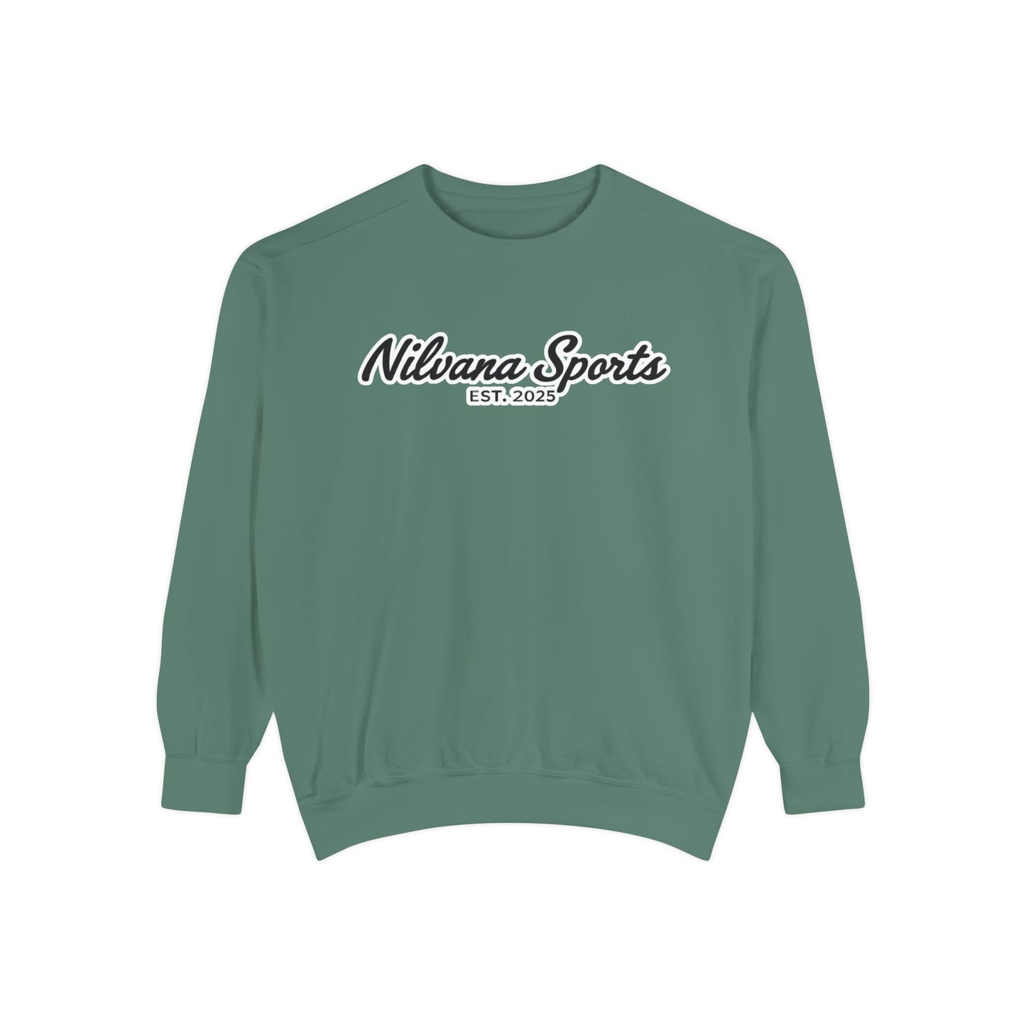 Sports Logo Crewneck Sweatshirt — Nilvana Sports Prep & 8-Bit Sports Report