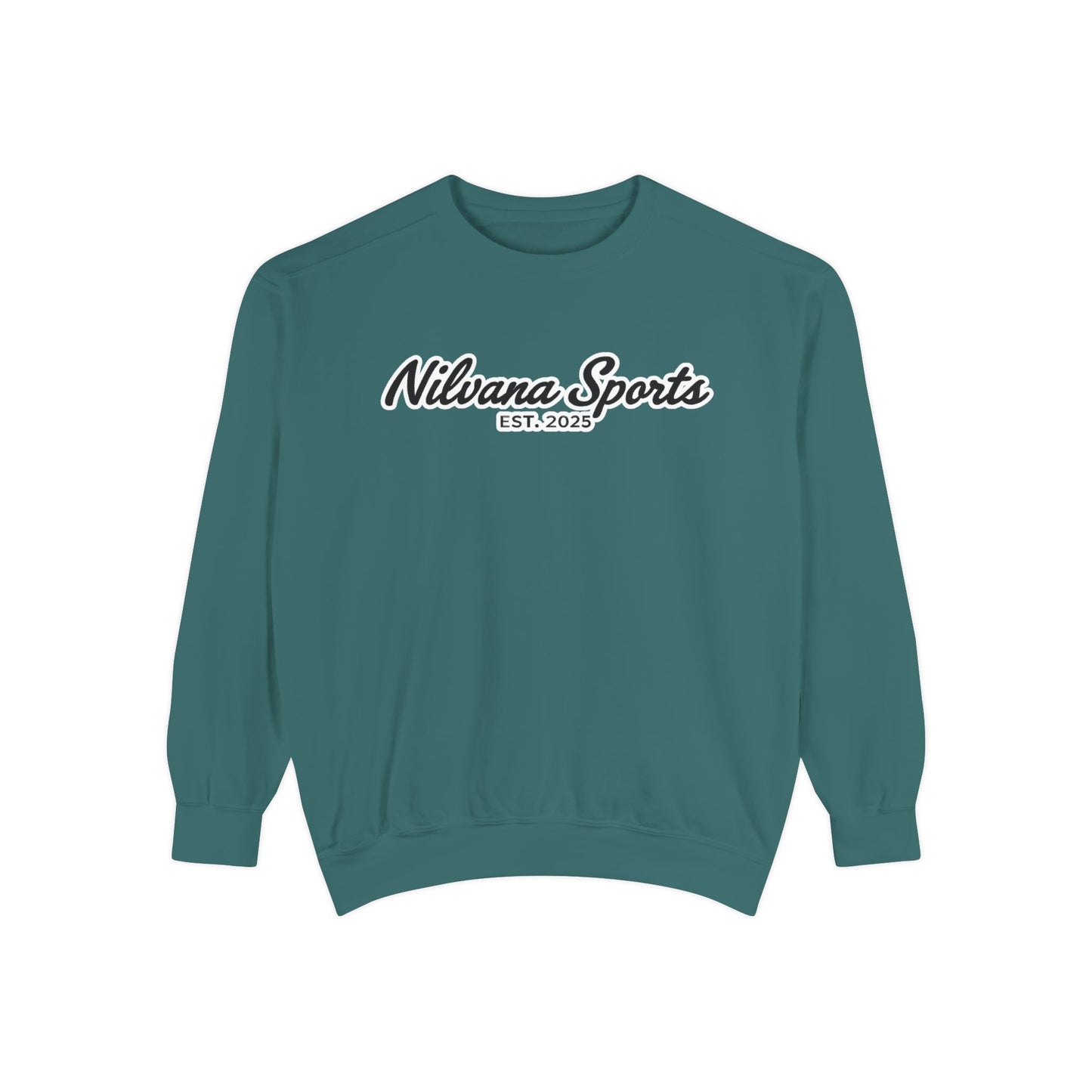 Sports Logo Crewneck Sweatshirt — Nilvana Sports Prep & 8-Bit Sports Report