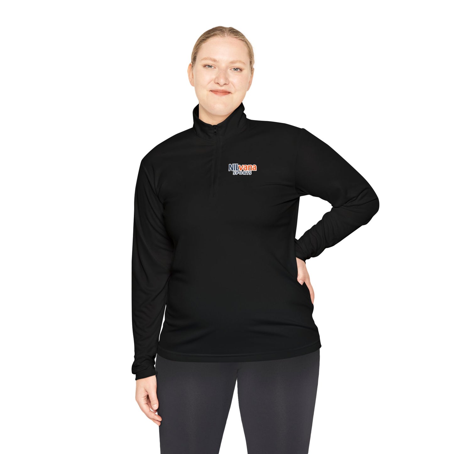 Quarter-Zip Pullover — NILvana Sports Logo Chest