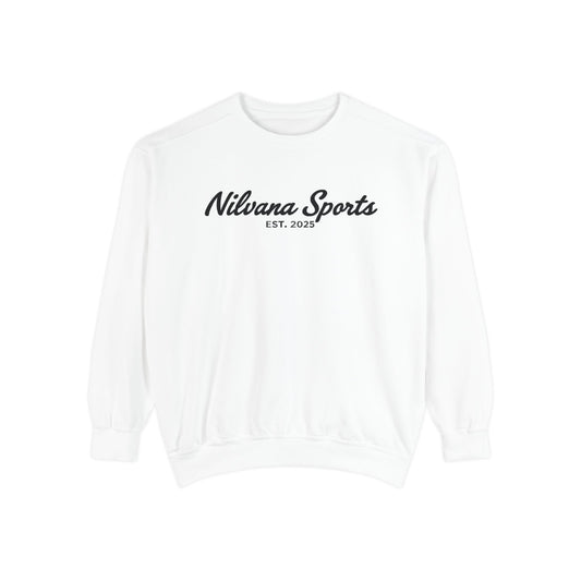 Sports Logo Crewneck Sweatshirt — Nilvana Sports Prep & 8-Bit Sports Report
