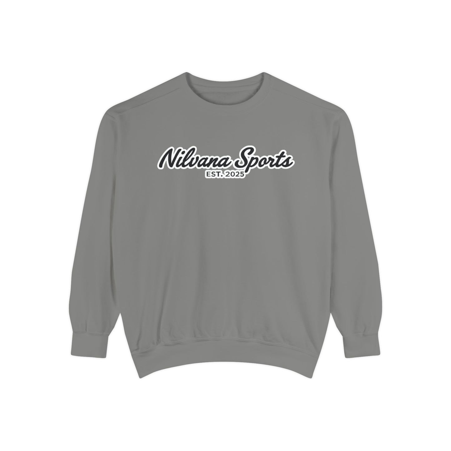 Sports Logo Crewneck Sweatshirt — Nilvana Sports Prep & 8-Bit Sports Report