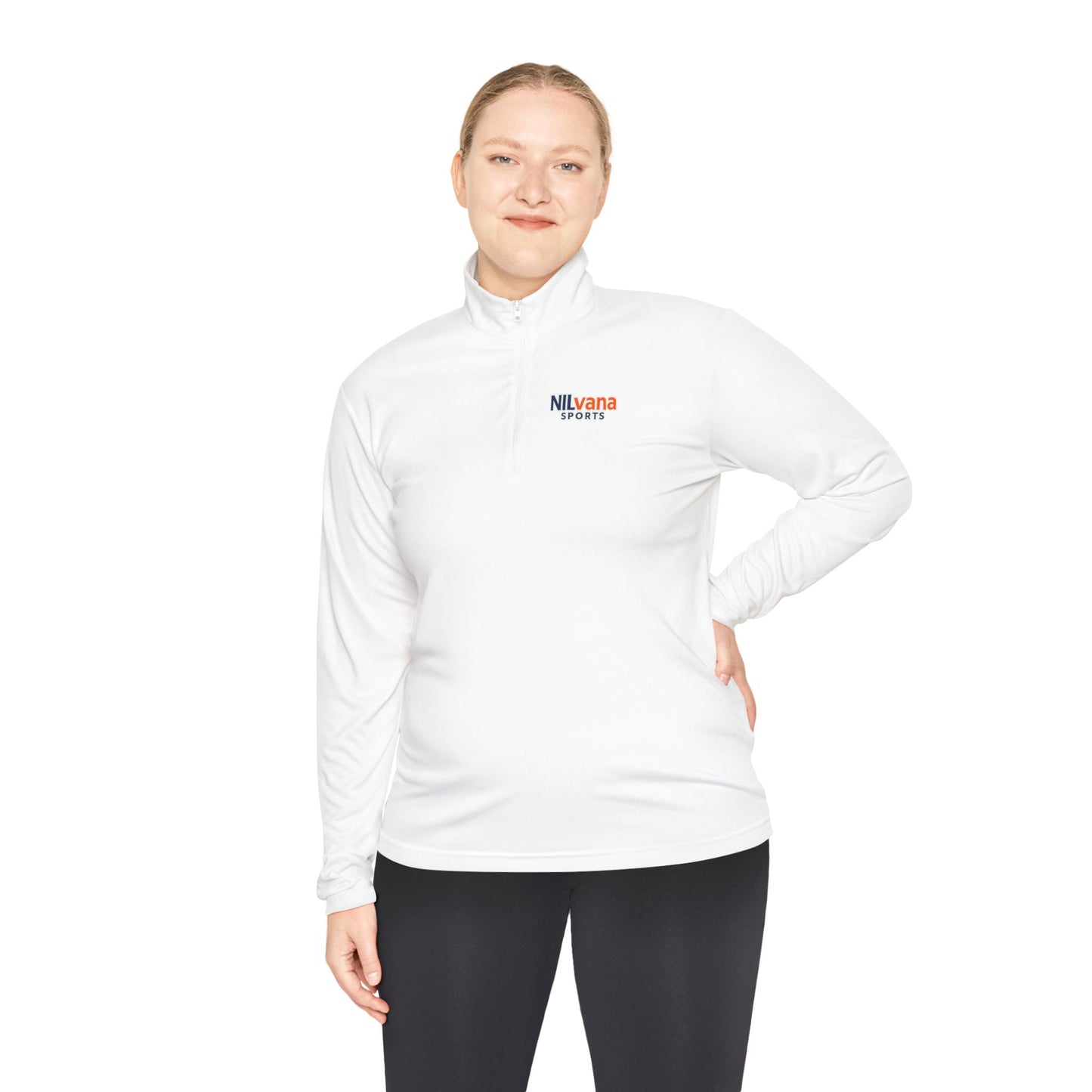 Quarter-Zip Pullover — NILvana Sports Logo Chest