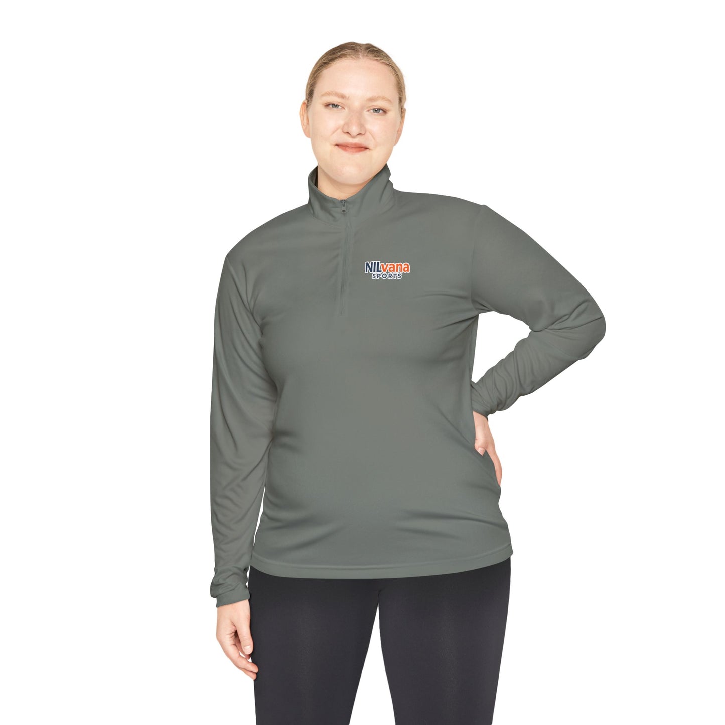 Quarter-Zip Pullover — NILvana Sports Logo Chest