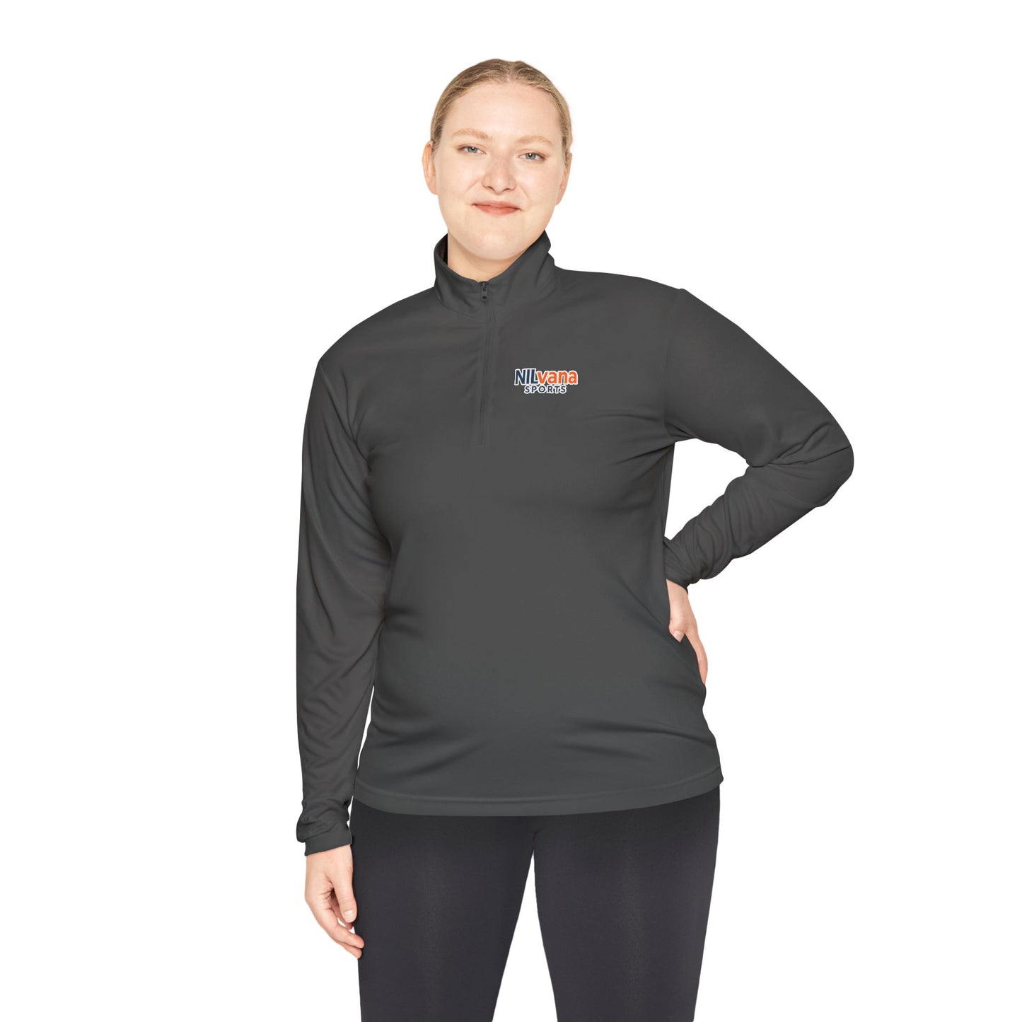 Quarter-Zip Pullover — NILvana Sports Logo Chest