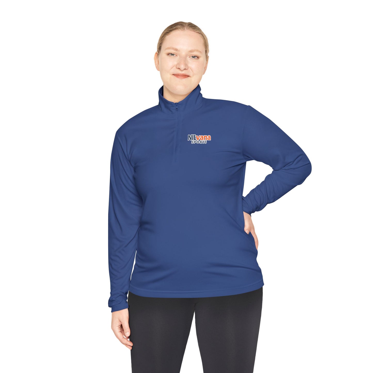 Quarter-Zip Pullover — NILvana Sports Logo Chest