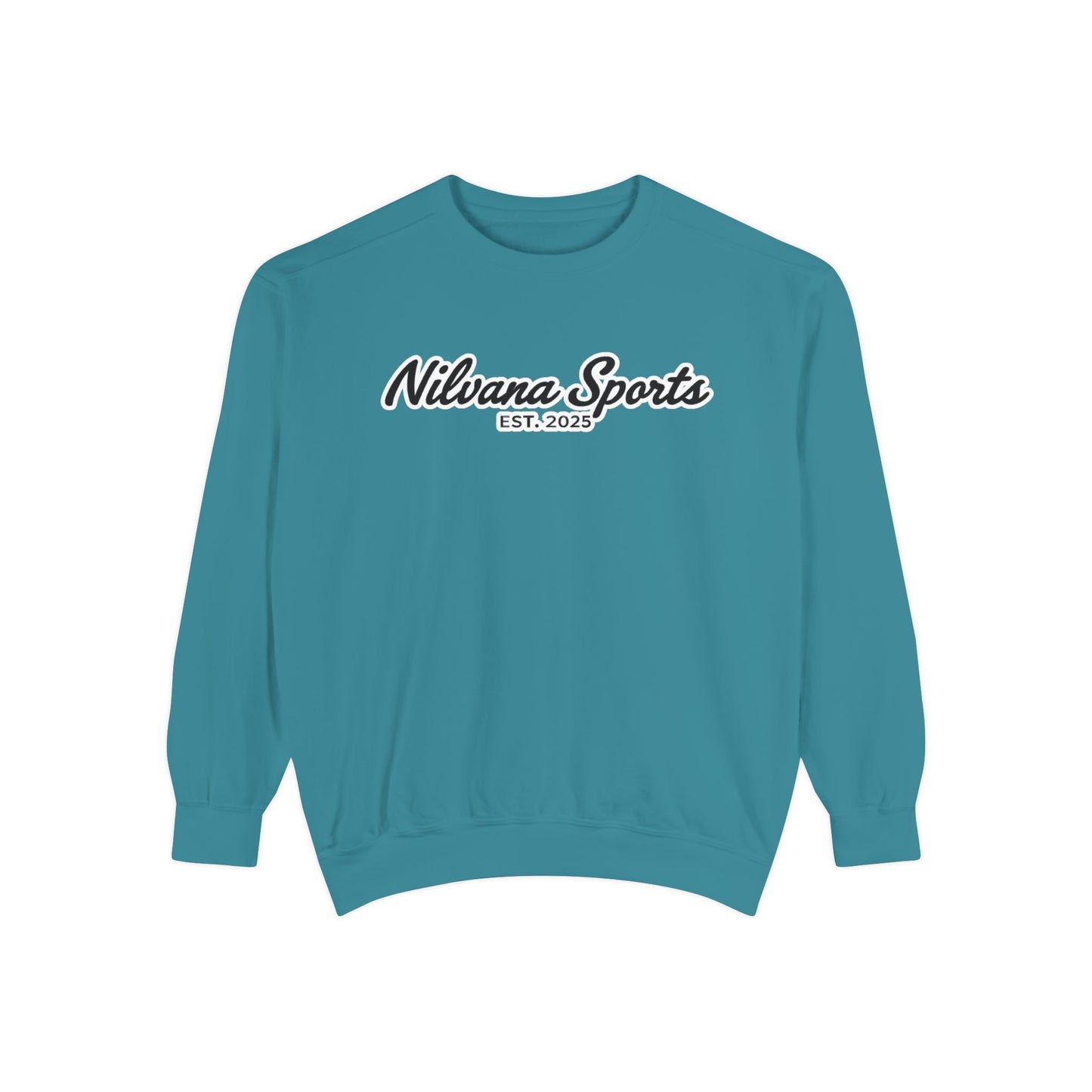Sports Logo Crewneck Sweatshirt — Nilvana Sports Prep & 8-Bit Sports Report