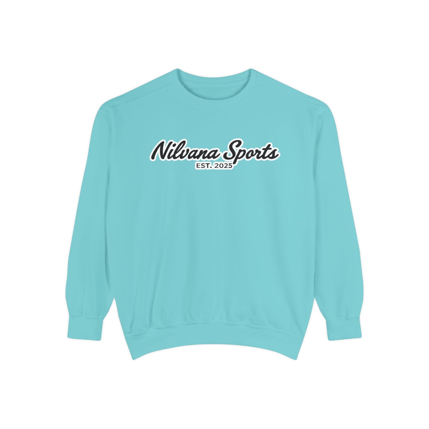 Sports Logo Crewneck Sweatshirt — Nilvana Sports Prep & 8-Bit Sports Report
