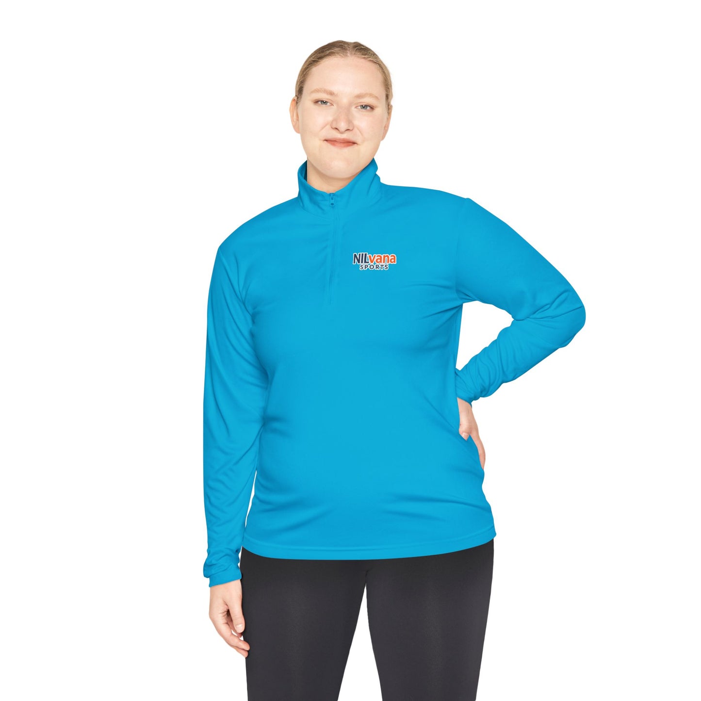 Quarter-Zip Pullover — NILvana Sports Logo Chest