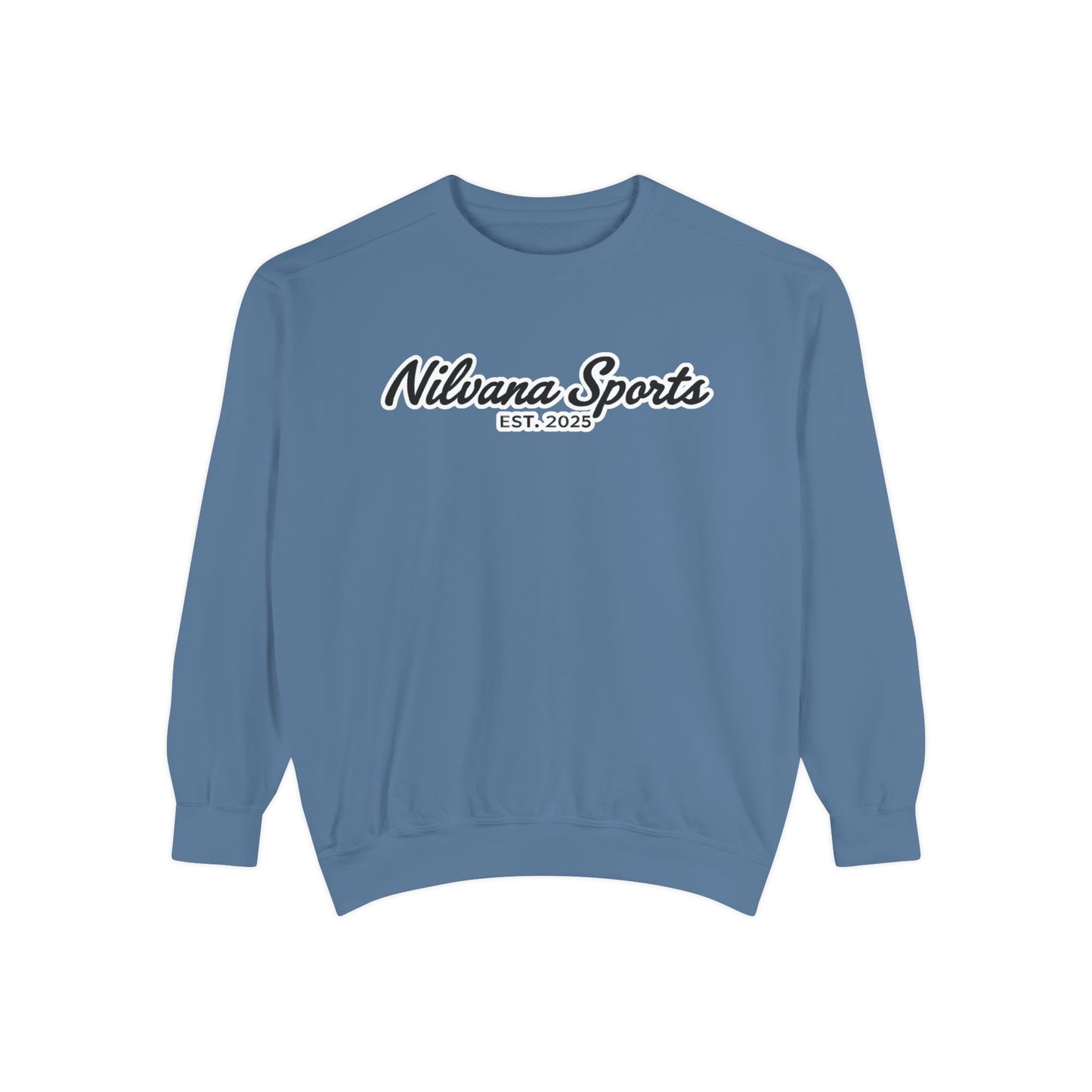 Sports Logo Crewneck Sweatshirt — Nilvana Sports Prep & 8-Bit Sports Report