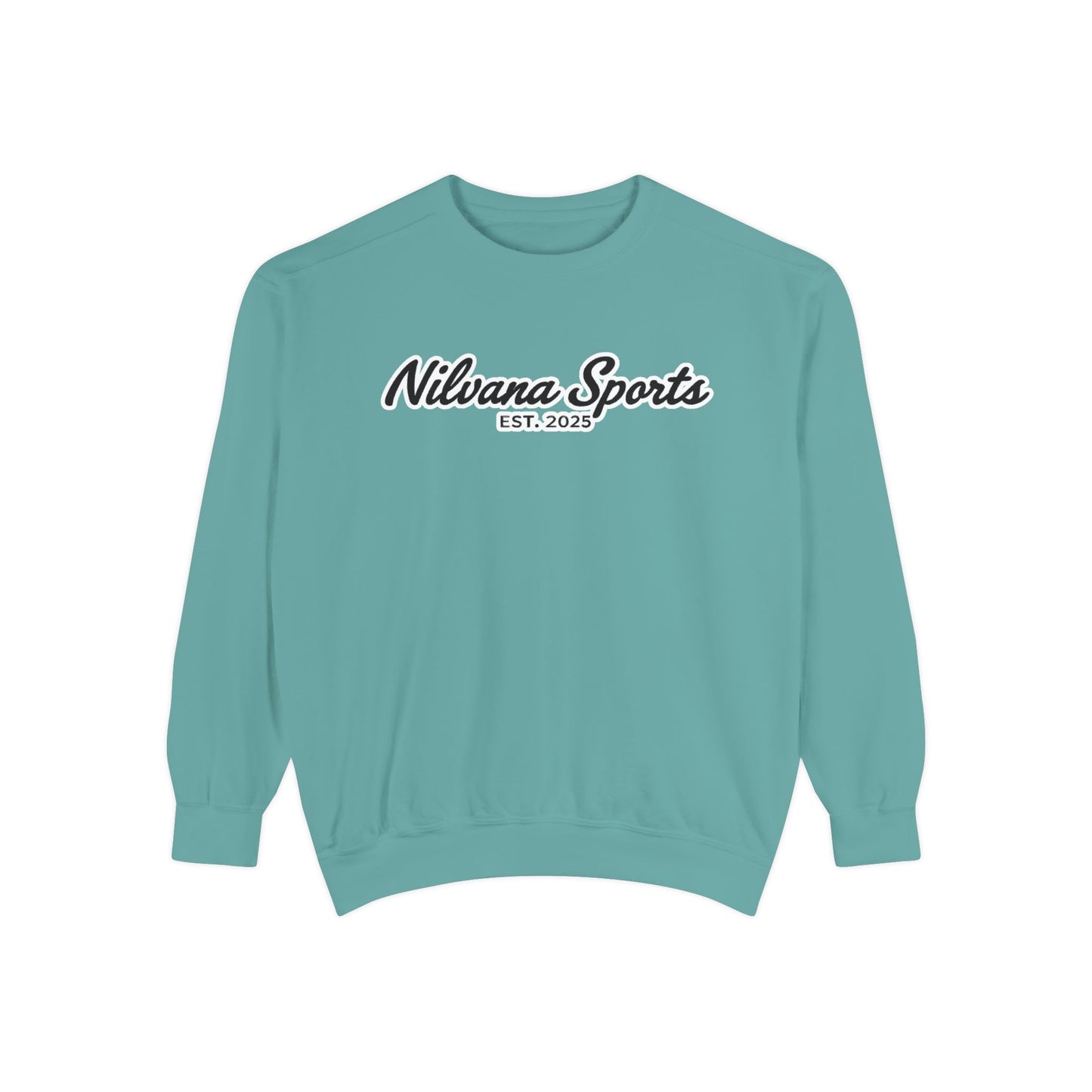 Sports Logo Crewneck Sweatshirt — Nilvana Sports Prep & 8-Bit Sports Report