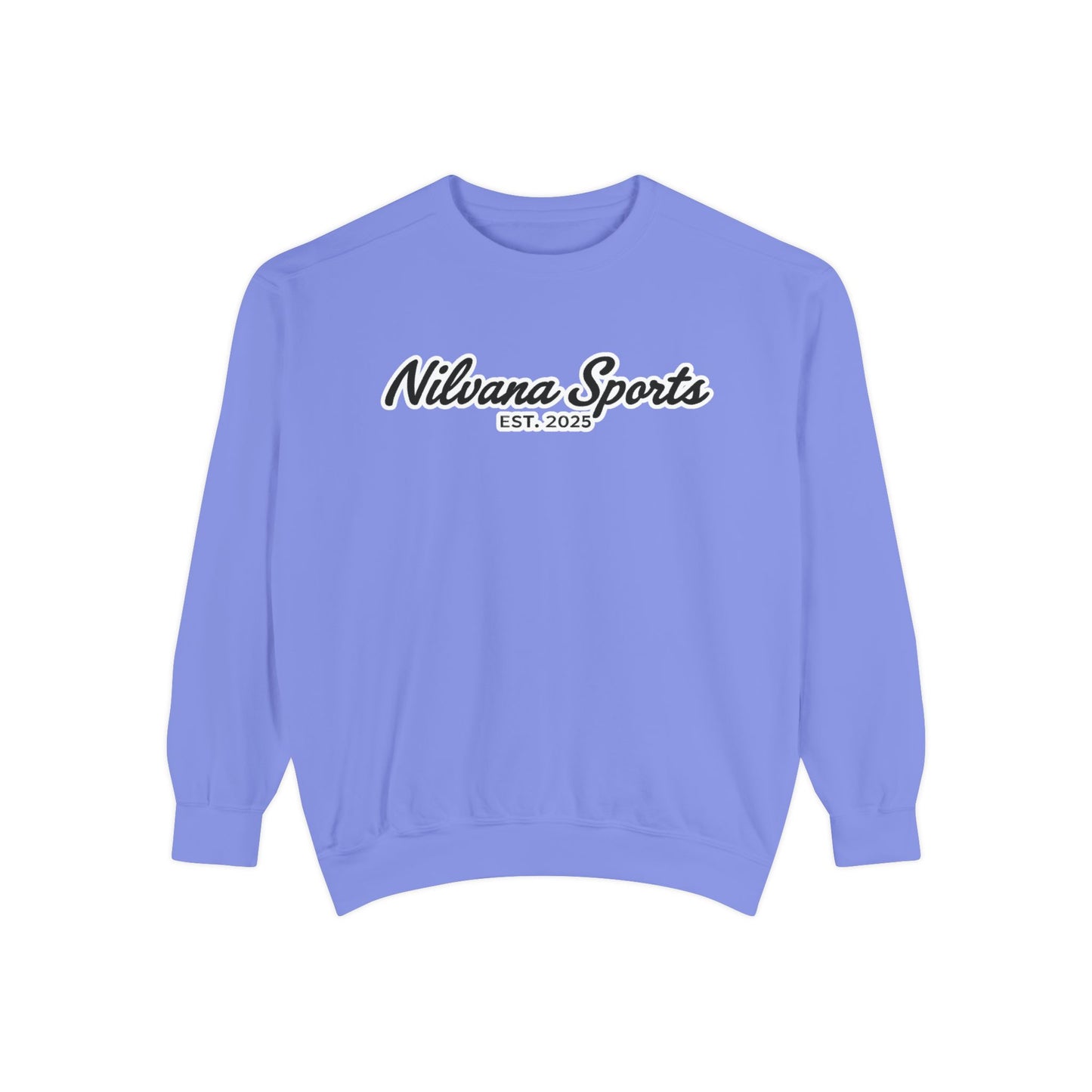 Sports Logo Crewneck Sweatshirt — Nilvana Sports Prep & 8-Bit Sports Report